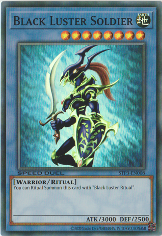 Black Luster Soldier [STP3-EN008] Super Rare 