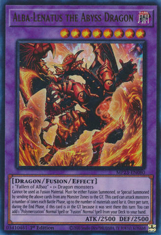 Alba-Lenatus the Abyss Dragon [MP23-EN080] Ultra Rare 
