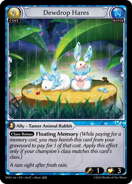 Dewdrop Hares (166) [Dawn of Ashes: 1st Edition]