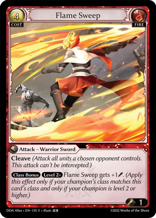 Flame Sweep (135) [Dawn of Ashes: Alter Edition] 