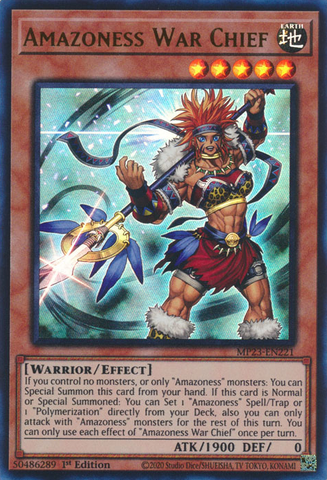 Amazoness War Chief [MP23-EN221] Ultra Rare 