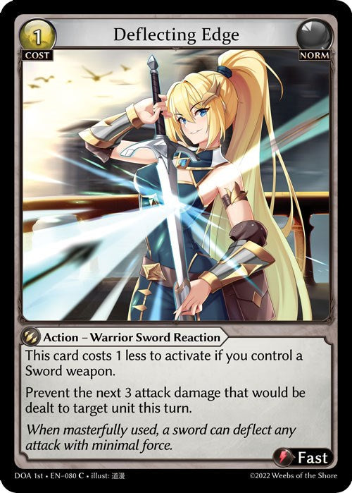Deflecting Edge (080) [Dawn of Ashes: 1st Edition] 