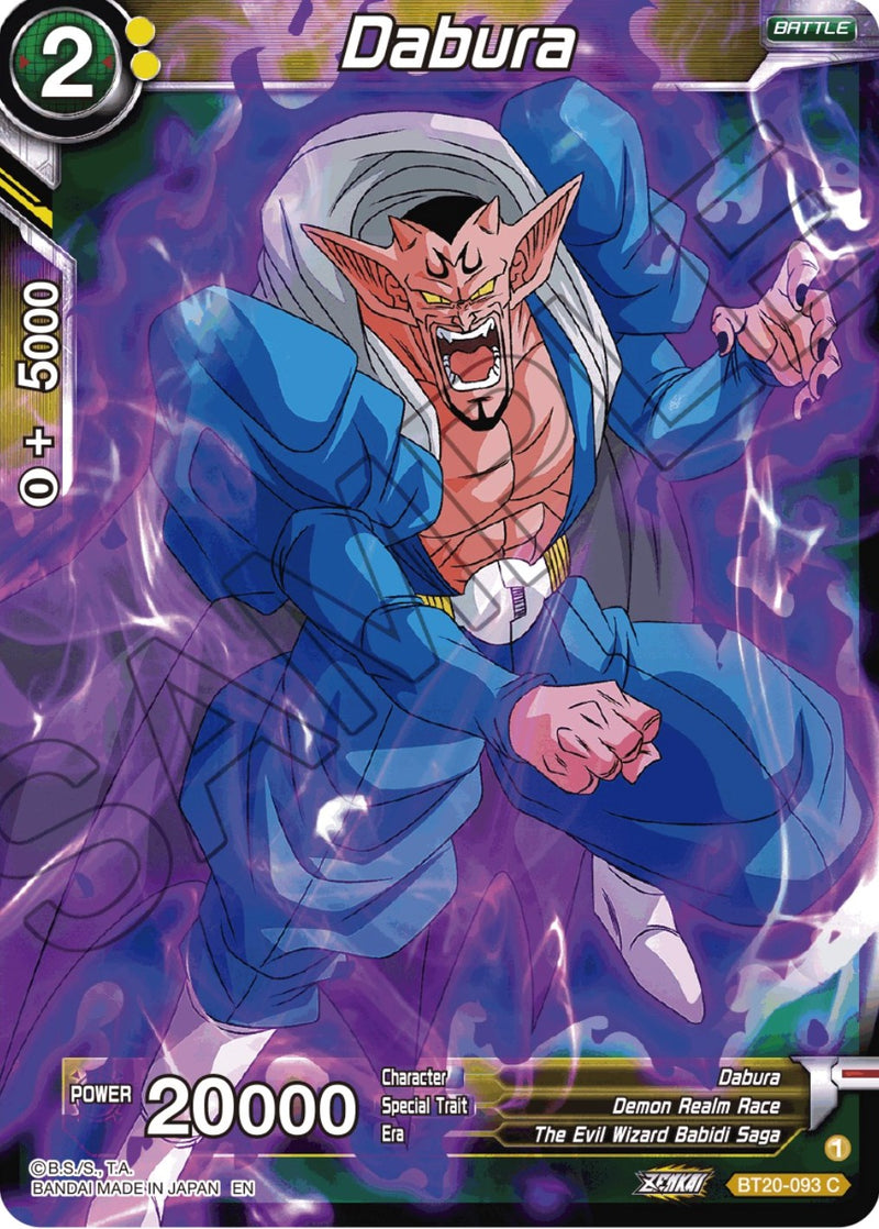 Dabura (BT20-093) [Power Absorbed]