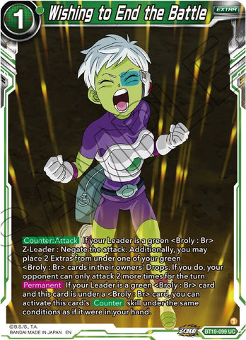 Wishing to End the Battle (BT19-099) [Fighter's Ambition] 