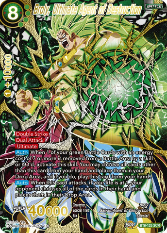 Broly, Ultimate Agent of Destruction (SCR) (BT6-125) [5th Anniversary Set] 