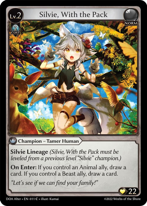 Silvie, With the Pack (011) [Dawn of Ashes: Alter Edition] 