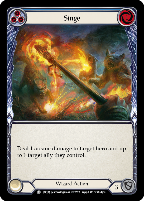 Monkey (Blue) [UPR181] (Uprising) Rainbow Foil 