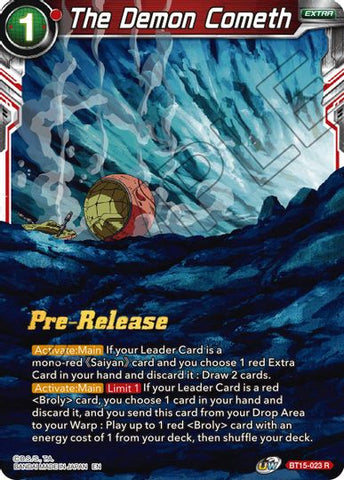 The Demon Cometh (BT15-023) [Saiyan Showdown Prerelease Promos] 
