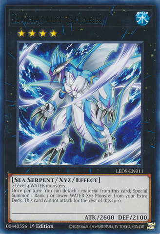 Bahamut Shark [LED9-EN011] Rare 