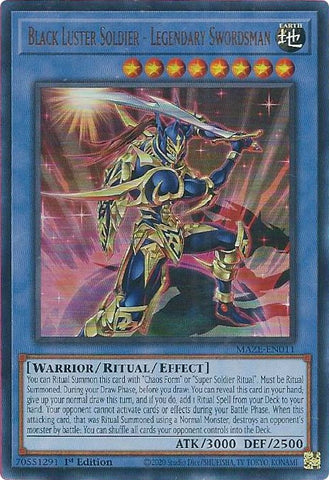 Black Luster Soldier - Legendary Swordsman [MAZE-EN011] Ultra Rare 