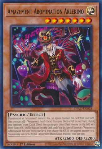 Amazement Abomination Arlekino [CYAC-EN023] Common 