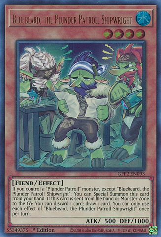 Bluebeard, the Plunder Patroll Shipwright [GFP2-EN093] Ultra Rare 