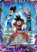 Son Goku &amp; Vegeta &amp; Trunks // SS Son Goku, SS Vegeta, &amp; SS Trunks, the Ultimate Team (BT19-001) [Fighter's Ambition] 