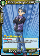 Trunks, Growing Up Fast (BT18-117) [Dawn of the Z-Legends Prerelease Promos] 