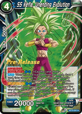 SS Kefla, Unending Evolution (BT15-047) [Saiyan Showdown Prerelease Promos] 