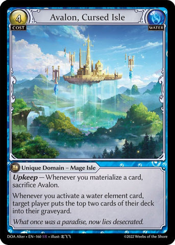 Avalon, Cursed Isle (160) [Dawn of Ashes: Alter Edition] 