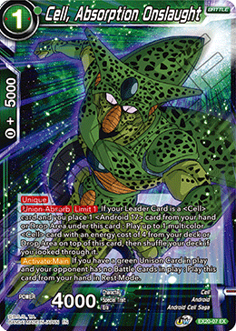 Cell, Absorption Onslaught (EX20-07) [Ultimate Deck 2022] 