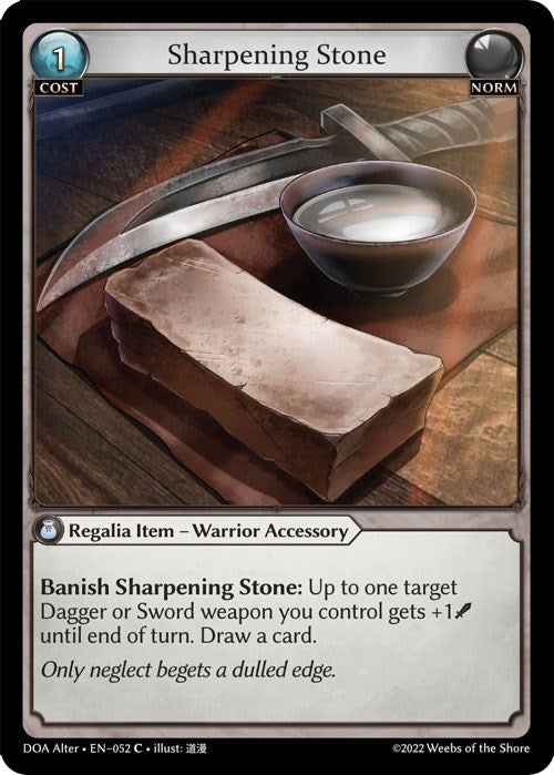 Sharpening Stone (052) [Dawn of Ashes: Alter Edition] 
