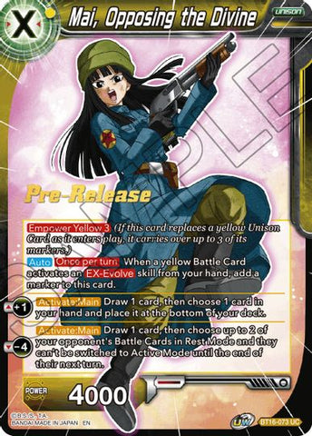 May, Opposing the Divine (BT16-073) [Realm of the Gods Prerelease Promos] 