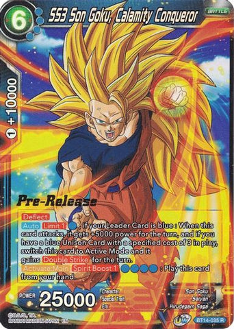 SS3 Gotenks, Calamity Challenger (BT14-046) [Cross Spirits Prerelease Promos] 
