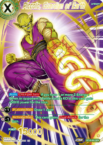 Piccolo, Guardian of Earth (SPR) (BT18-065) [Dawn of the Z-Legends] 