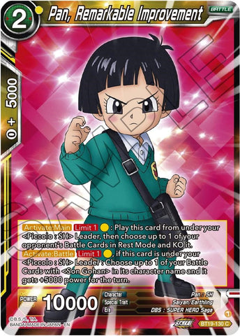 Pan, Remarkable Improvement (BT19-130) [Fighter's Ambition] 