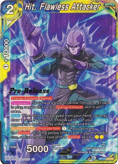 Hit, Flawless Attacker (BT14-146) [Cross Spirits Prerelease Promos]