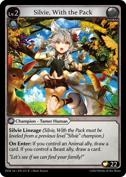 Silvie, With the Pack (011) [Dawn of Ashes: 1st Edition] 