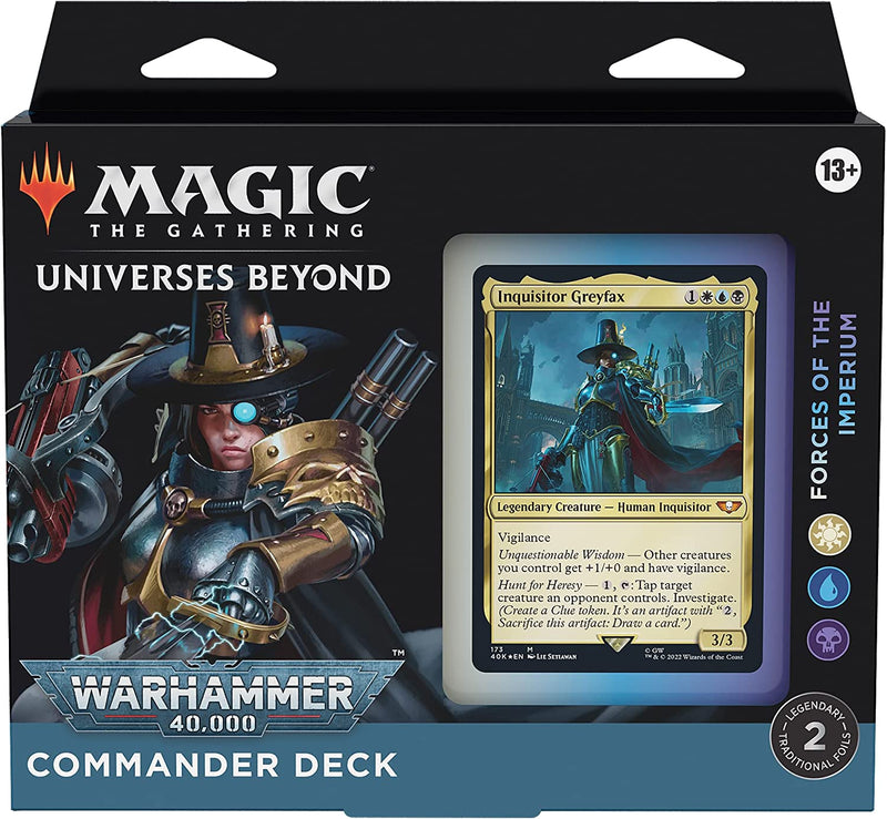 Magic - Warhammer 40000 - Regular Commander Decks - Forces Of The Imperium