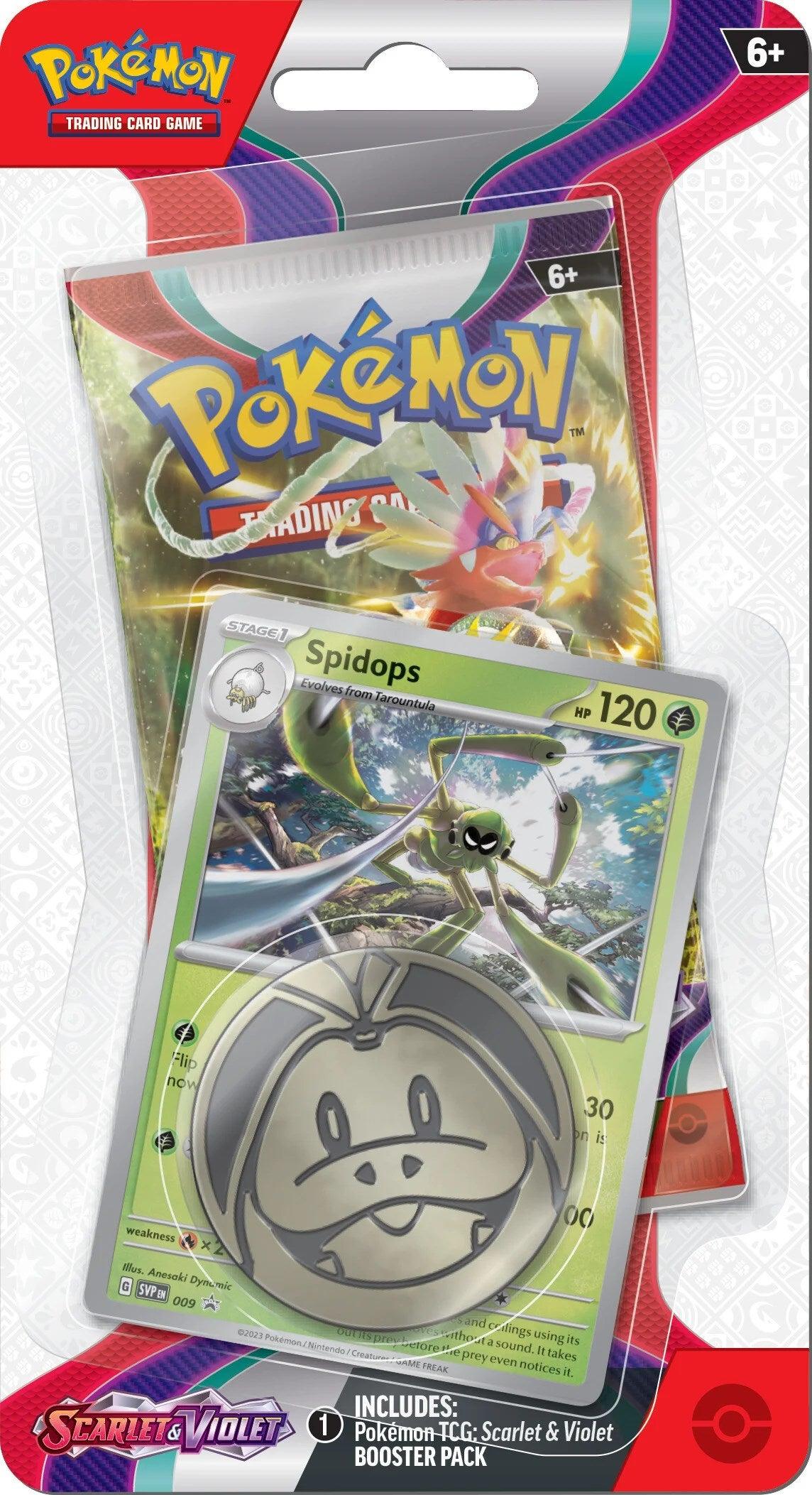 Pokemon - Scarlet And Violet - Spidops - Checklane Blister