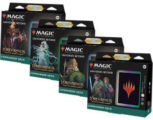 Magic - Lord Of The Rings - Set Of 4 - Commander Deck