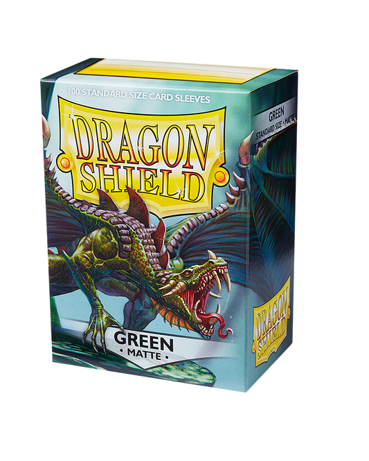 Dragon Shield - Standard Matte Sleeves - Green (100)