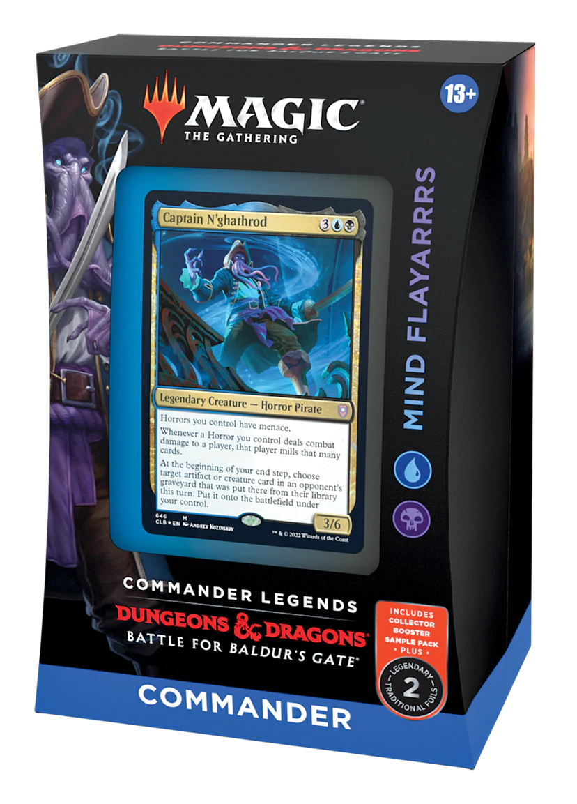 Magic - Commander Legends: Battle For Baldur’s Gate - Mind Flayarrrs (Blue/Black) - Commander Deck