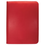 Ultra Pro - 9 Pocket Zippered - Red - PRO Binder (360)