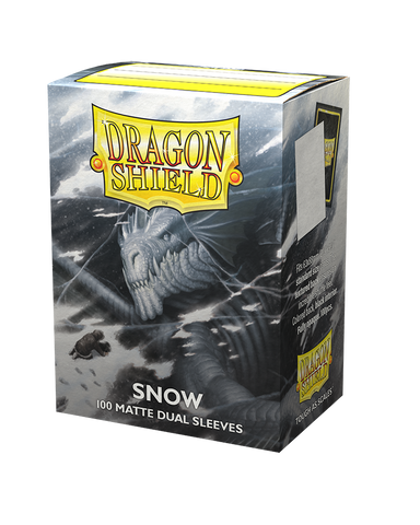 Dragon Shield - Standard Matte Dual Sleeves - Snow (100)