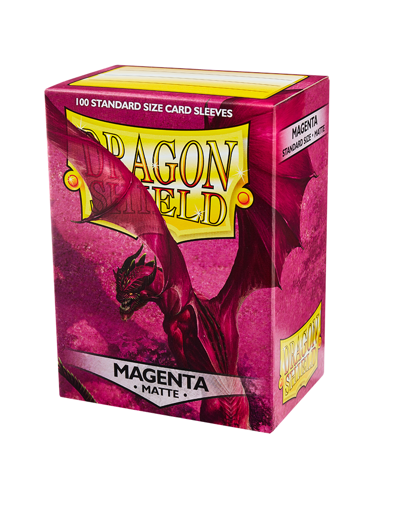 Dragon Shield - Standard Matte Sleeves - Magenta (100)