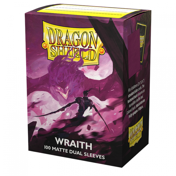 Dragon Shield - Standard Dual Matte Sleeves - Wraith (100)