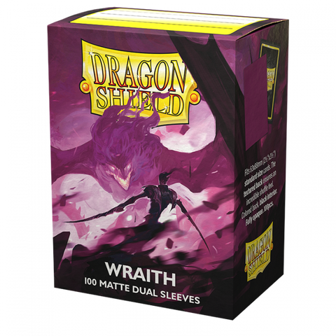 Dragon Shield - Standard Matte Dual Sleeves - Wraith (100)