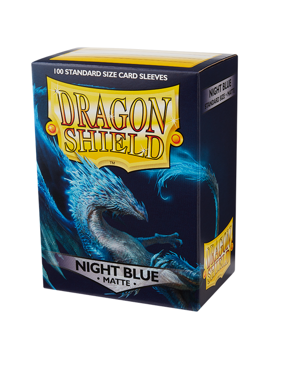 Dragon Shield - Standard Matte Sleeves - Night Blue (100)