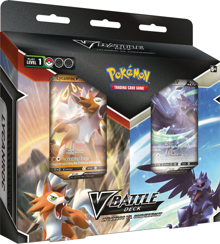 Pokemon - Lycanroc Vs Corviknight - V Battle Deck