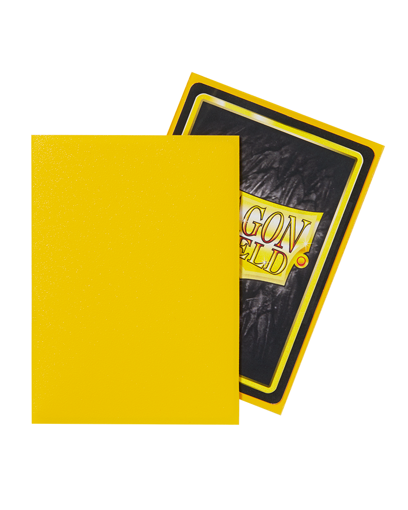 Dragon Shield - Standard Matte Sleeves - Yellow (100)