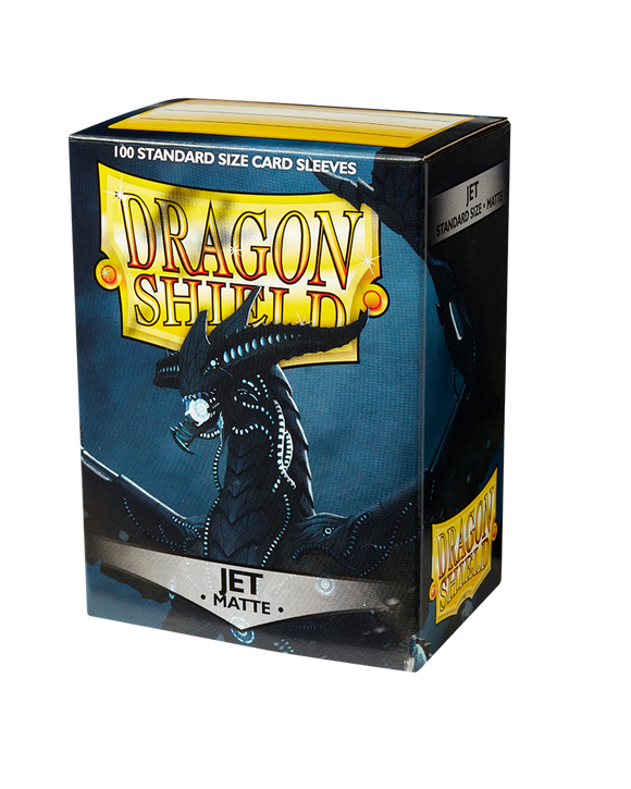 Dragon Shield - Standard Matte Sleeves - Jet (100)