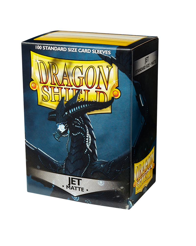 Dragon Shield - Standard Matte Sleeves - Jet (100)