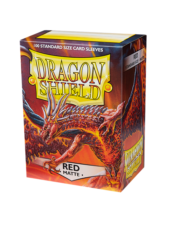 Dragon Shield - Standard Matte Sleeves - Red (100)