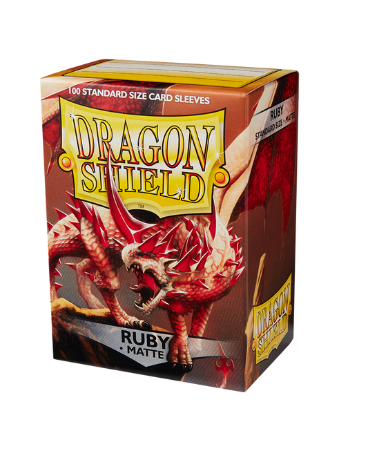 Dragon Shield - Standard Matte Sleeves - Ruby (100)