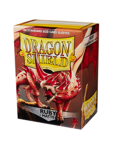 Dragon Shield - Standard Matte Sleeves - Ruby (100)