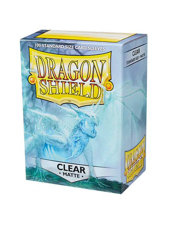Dragon Shield - Standard Matte Sleeves - Clear (100)