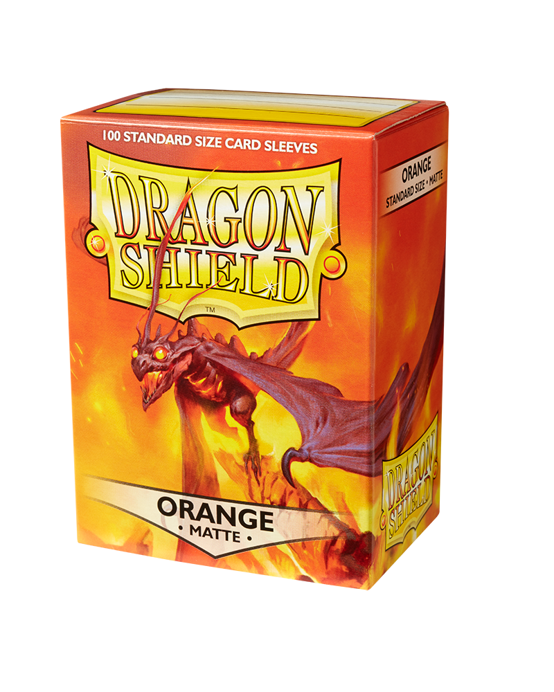 Dragon Shield - Standard Matte Sleeves - Orange (100)