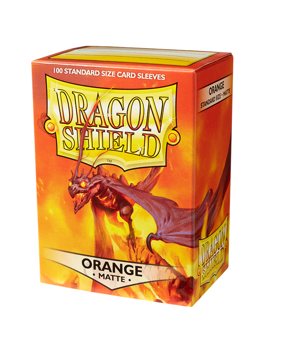 Dragon Shield - Standard Matte Sleeves - Orange (100)