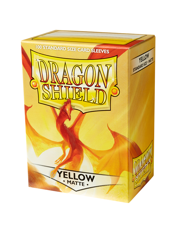 Dragon Shield - Standard Matte Sleeves - Yellow (100)